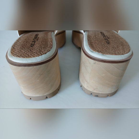 Kelsi Dagger Brooklyn Cream Leather Mules – Size 10 – New Without Box - Picture 10 of 12